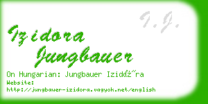 izidora jungbauer business card
